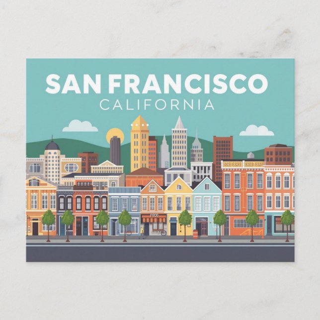Postal San francisco california (Anverso)