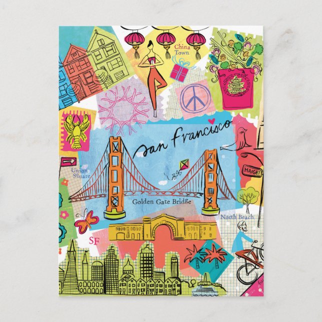 Postal San Francisco, California (Anverso)