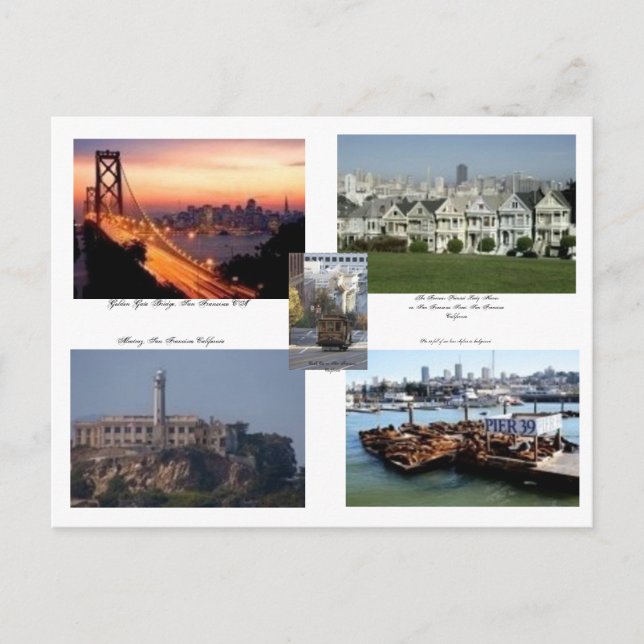 Postal San Francisco California (Anverso)
