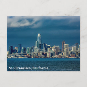 Postal San Francisco, California Bay Skyline