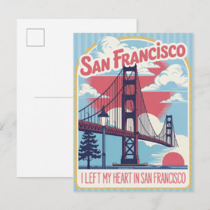 Postal San Francisco California EE. UU. Viajes Antiguos