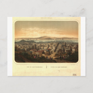 Postal San Francisco California en 1860