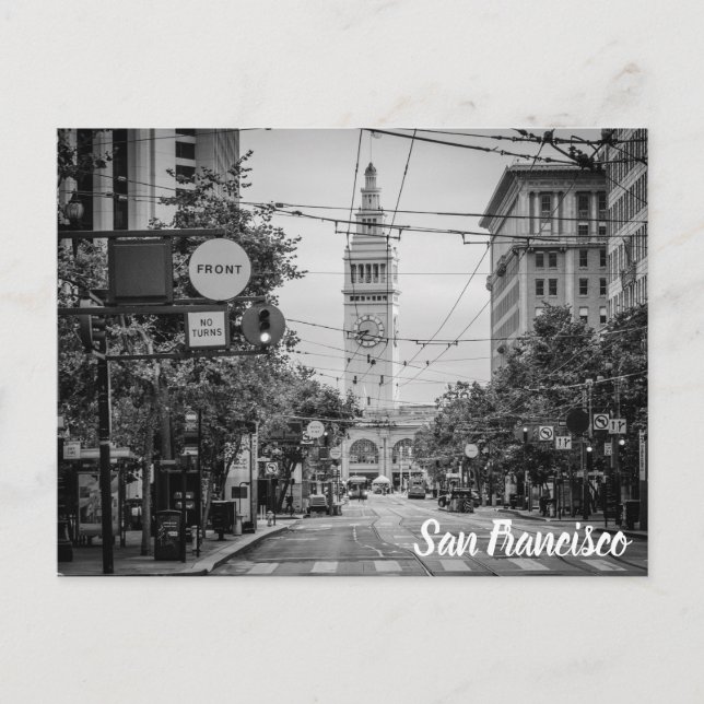 Postal San Francisco, California, Market Street (Anverso)