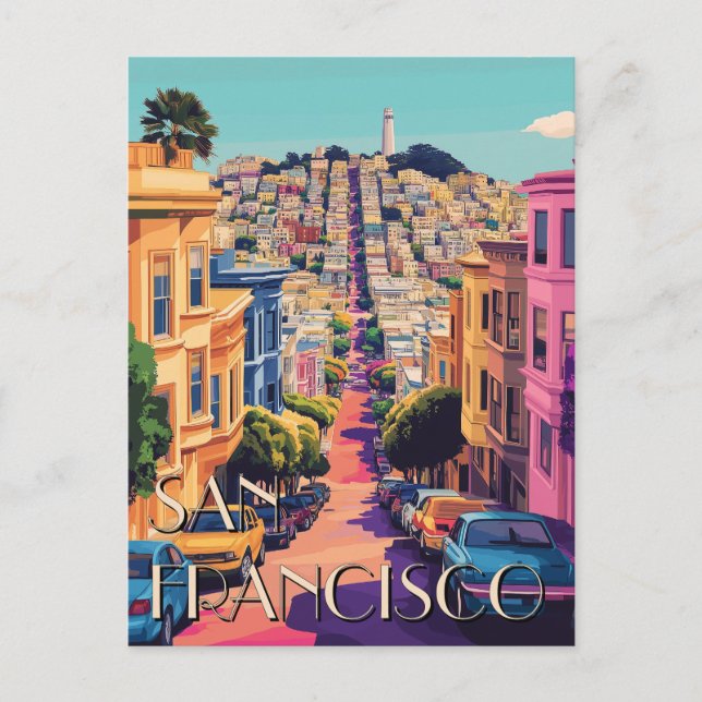 Postal San Francisco California Travel (Anverso)