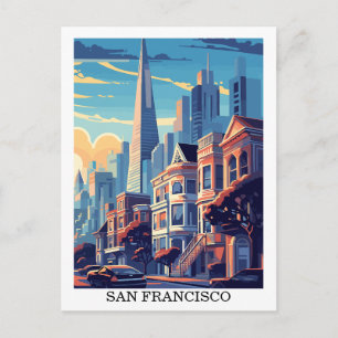 Postal San Francisco, California: Viajes Vintage