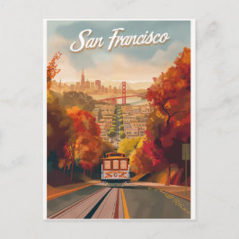 Postal San Francisco, California Vintage Travel