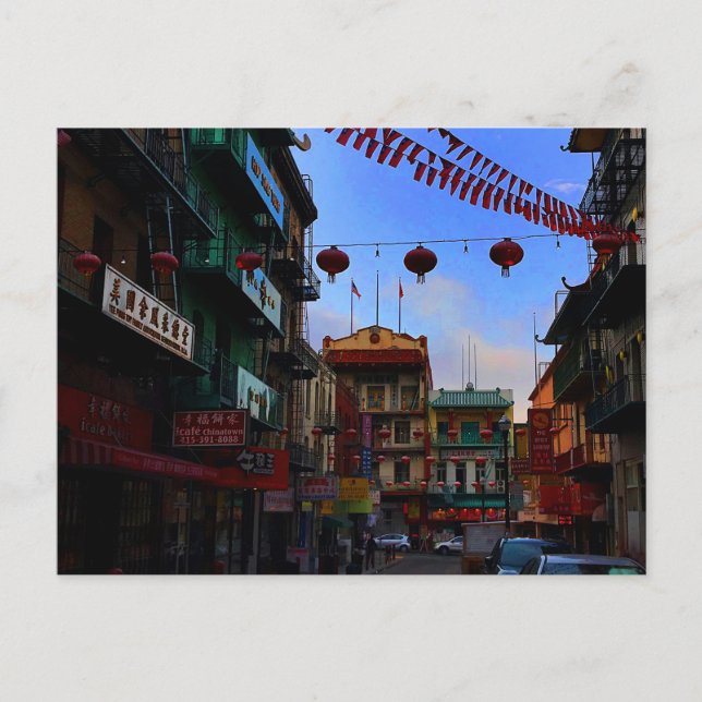Postal San Francisco Chinatown #2 Postcard (Anverso)