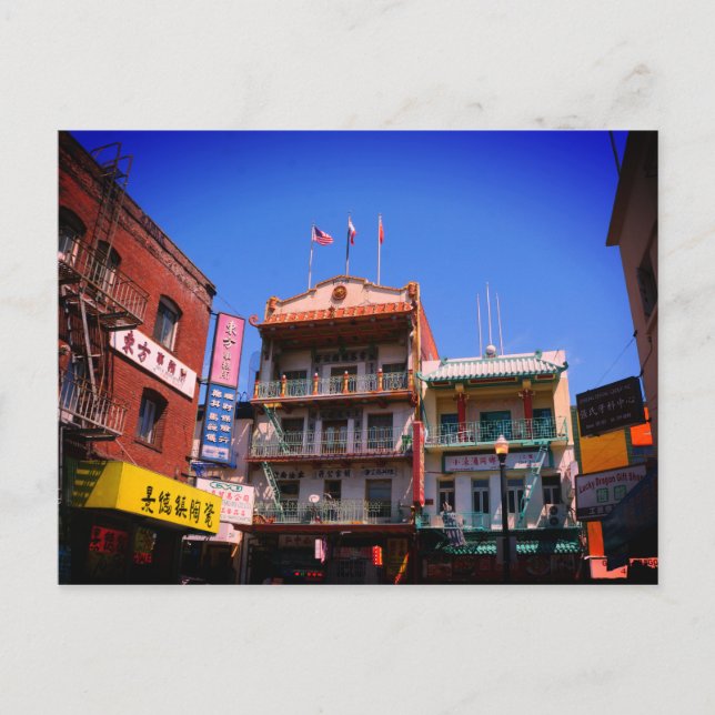 Postal San Francisco Chinatown #3 Postcard (Anverso)