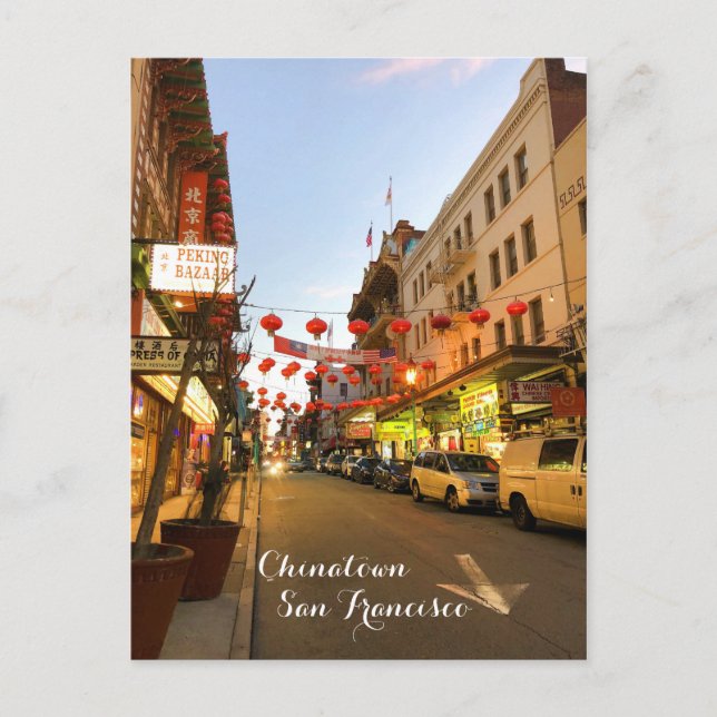 Postal San Francisco Chinatown #5 Postcard (Anverso)
