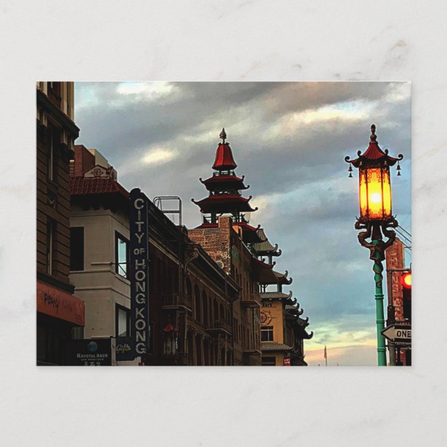Postal San Francisco Chinatown #6-2 Postcard (Anverso)