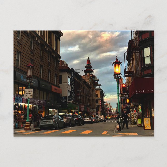 Postal San Francisco Chinatown #6 Postcard (Anverso)