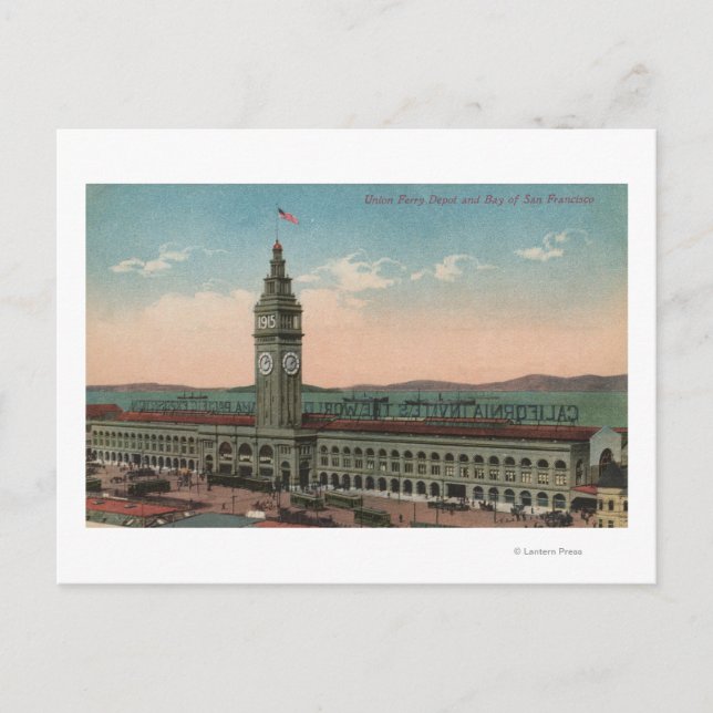 Postal San Francisco, edificio de la terminal de ferris d (Anverso)