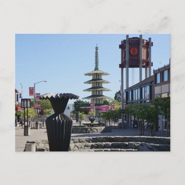 Postal San Francisco Japantown #1 Postcard (Anverso)