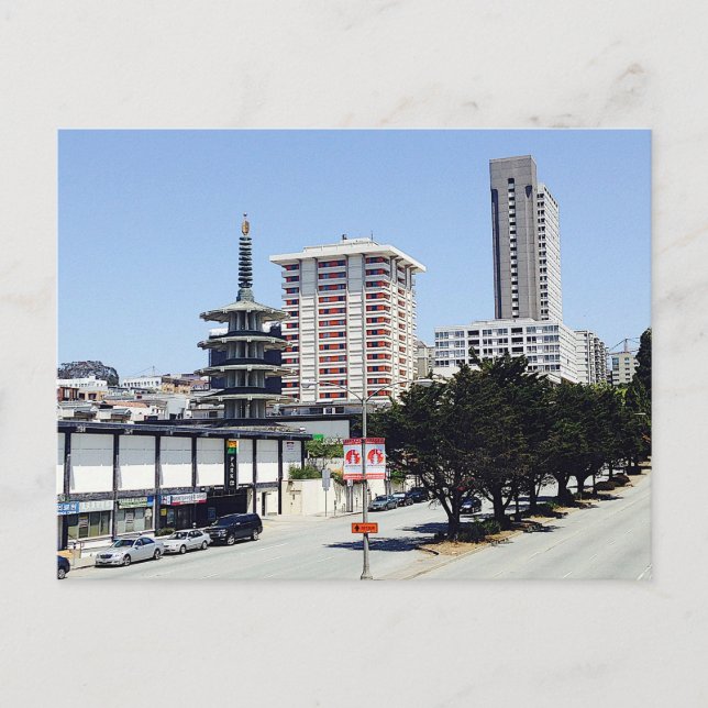 Postal San Francisco Japantown #3 Postcard (Anverso)