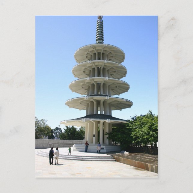 Postal San Francisco Japantowns Peace Tower (Anverso)