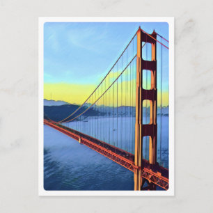Postal San Francisco - Puerta GOLDEN - Puente
