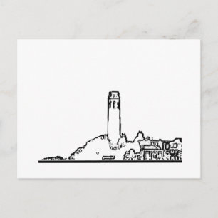 Postal San Francisco Telegraph Hill Gibney El MUSEO