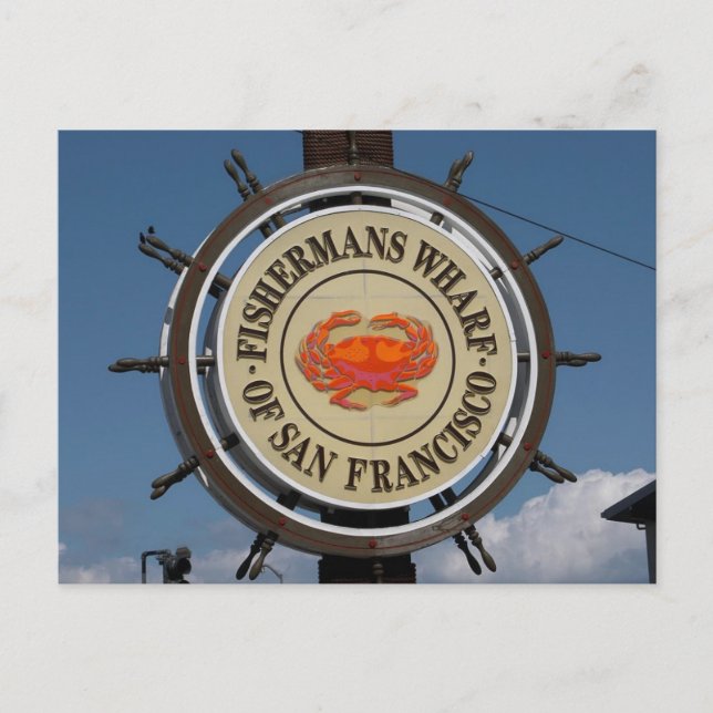 Postal San Francisco Warf (Anverso)