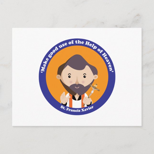 Postal San Francisco Xavier (Anverso)