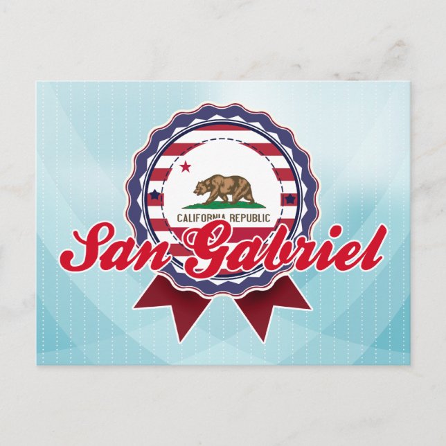 Postal San Gabriel, CA (Anverso)