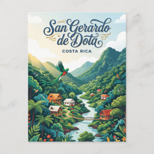 Postal San Gerardo de Dota Costa Rica