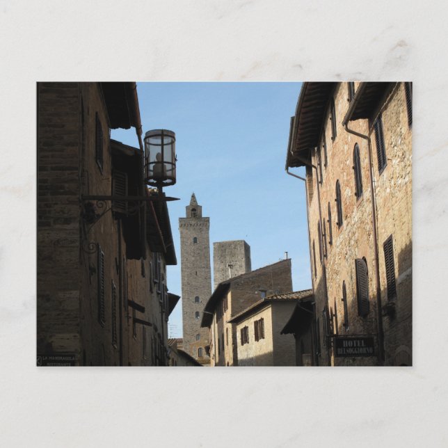Postal San Gimignano (Anverso)