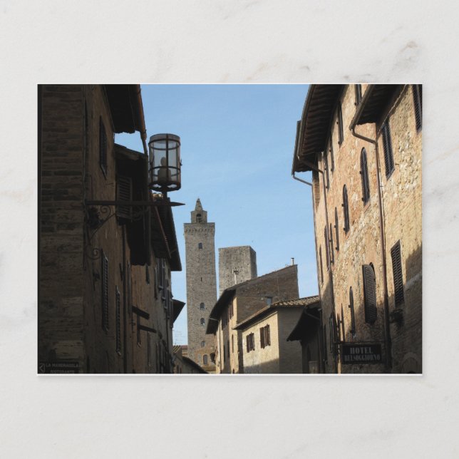 Postal San Gimignano Toscana Italia (Anverso)