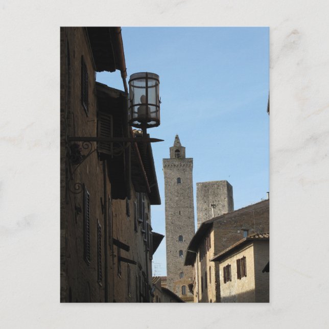 Postal San Gimignano Toscana Italia (Anverso)
