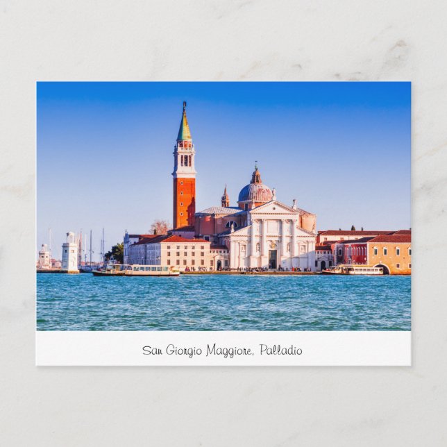 Postal San Giorgio Maggiore, Palladio (Anverso)
