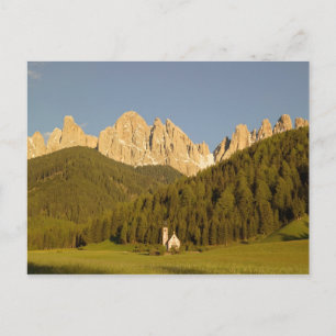 Postal San Giovanni, Val di Funes, Dolomitas, Italia