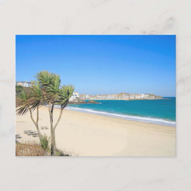 Postal San Ives en Cornwall (Anverso)