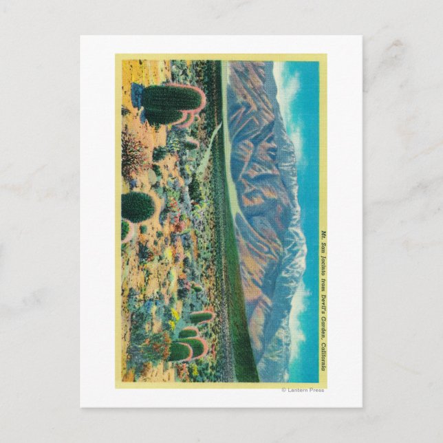 Postal San Jacinto de Devil's Garden (Anverso)