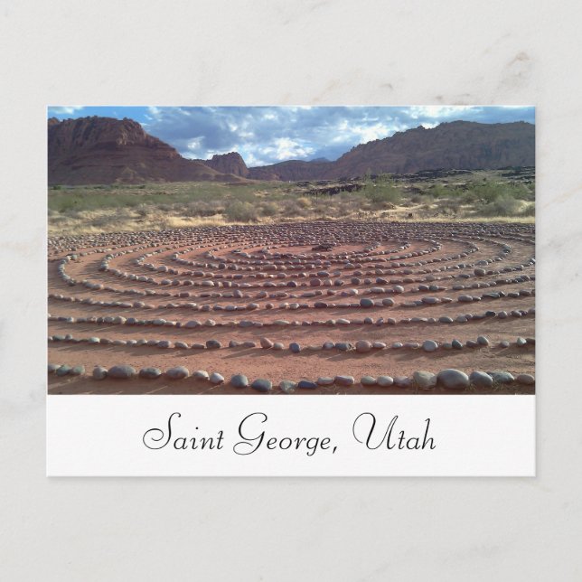 Postal San Jorge, Utah (Anverso)