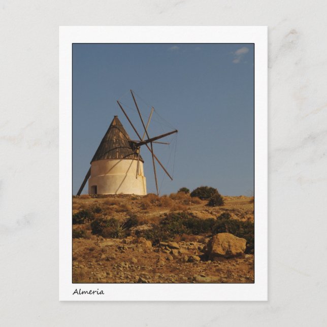 Postal San José, Almería, España (Anverso)