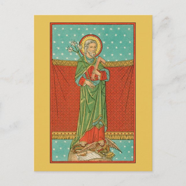Postal San José, Protector de la Iglesia (VVP 09) (Anverso)