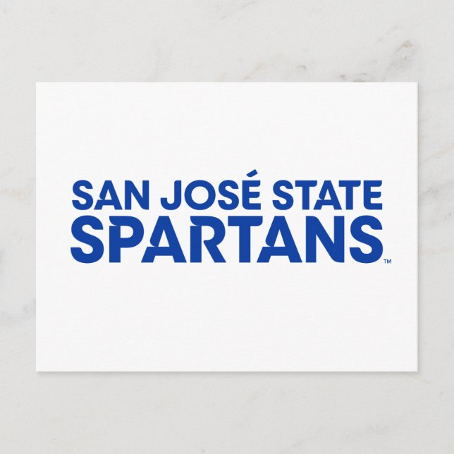Postal San Jose State Spartans Wordmark (Anverso)