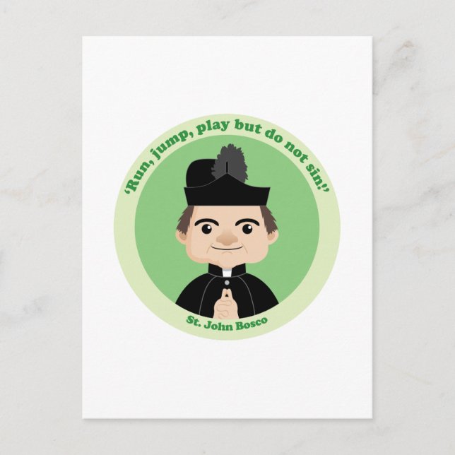 Postal San Juan Bosco (Anverso)