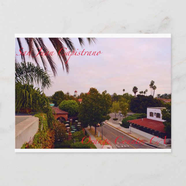 Postal San Juan Capistrano (Anverso)