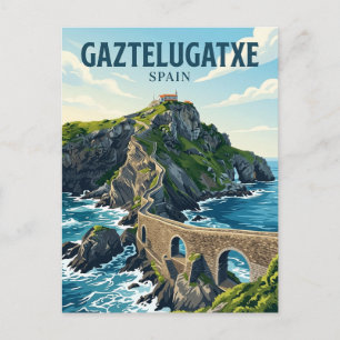 Postal San Juan de Gaztelugatxe España