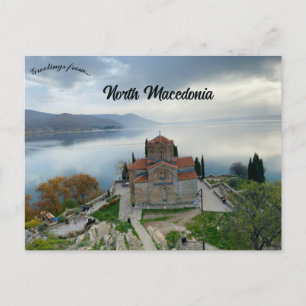 Postal San Juan de Kaneo en Ohrid Macedonia del Norte
