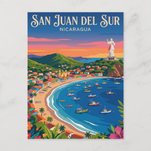 Postal San Juan del Sur Nicaragua