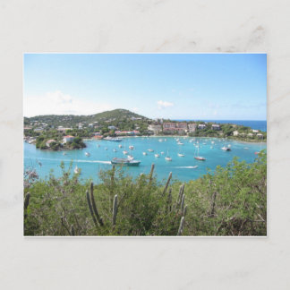 Postal San Juan en la isla Virgen de los Estados Unidos
