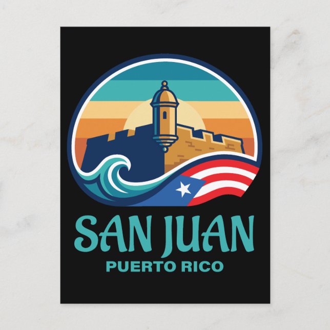 Postal San Juan Puerto Rico (Anverso)