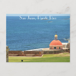 Postal San Juan, Puerto Rico, fotografía, Caribe
