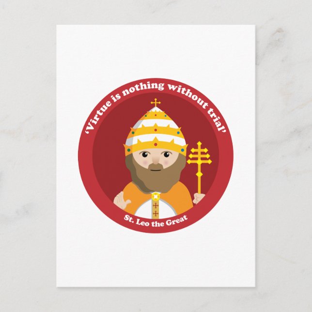 Postal San Leo el Grande (Anverso)