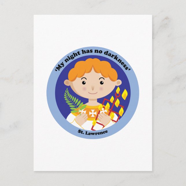 Postal San Lorenzo (Anverso)