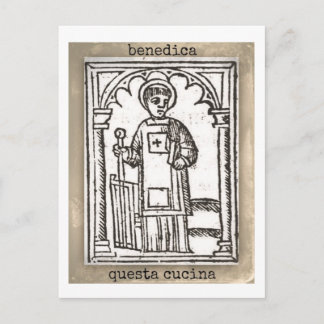 Postal San Lorenzo, bendice esta cocina