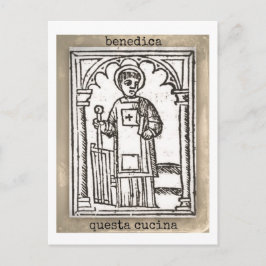 Postal San Lorenzo, bendice esta cocina