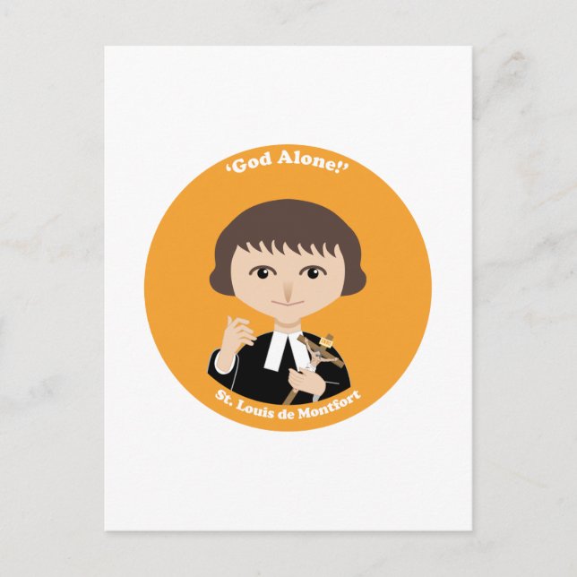 Postal San Luis de Montfort (Anverso)