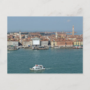 Postal San Marco BirdsEyeView Venice Postcard
